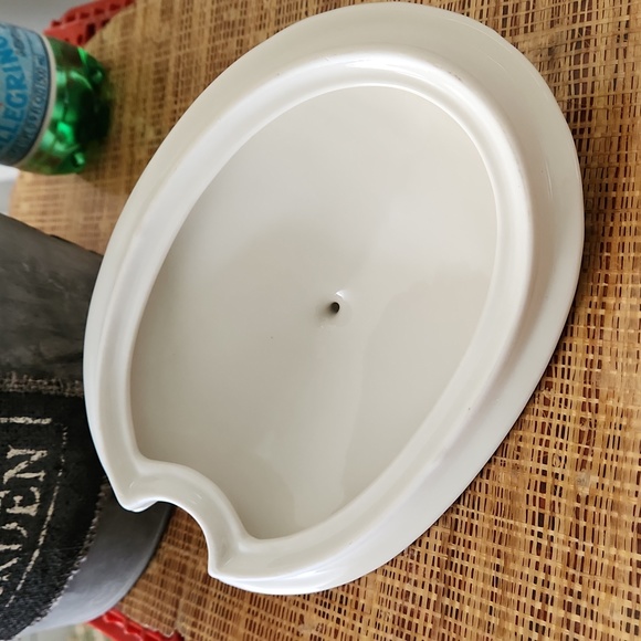 222 Fifth  Soup Tureen Top Measures approximately 10" long - Picture 3 of 8